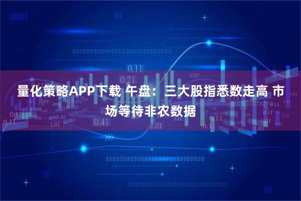 量化策略APP下载 午盘：三大股指悉数走高 市场等待非农数据
